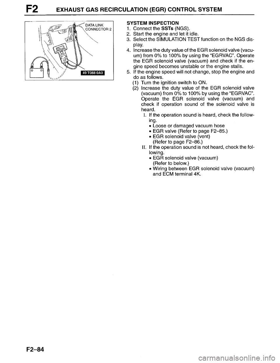 MAZDA MILLENIA 1996  Workshop Manual 