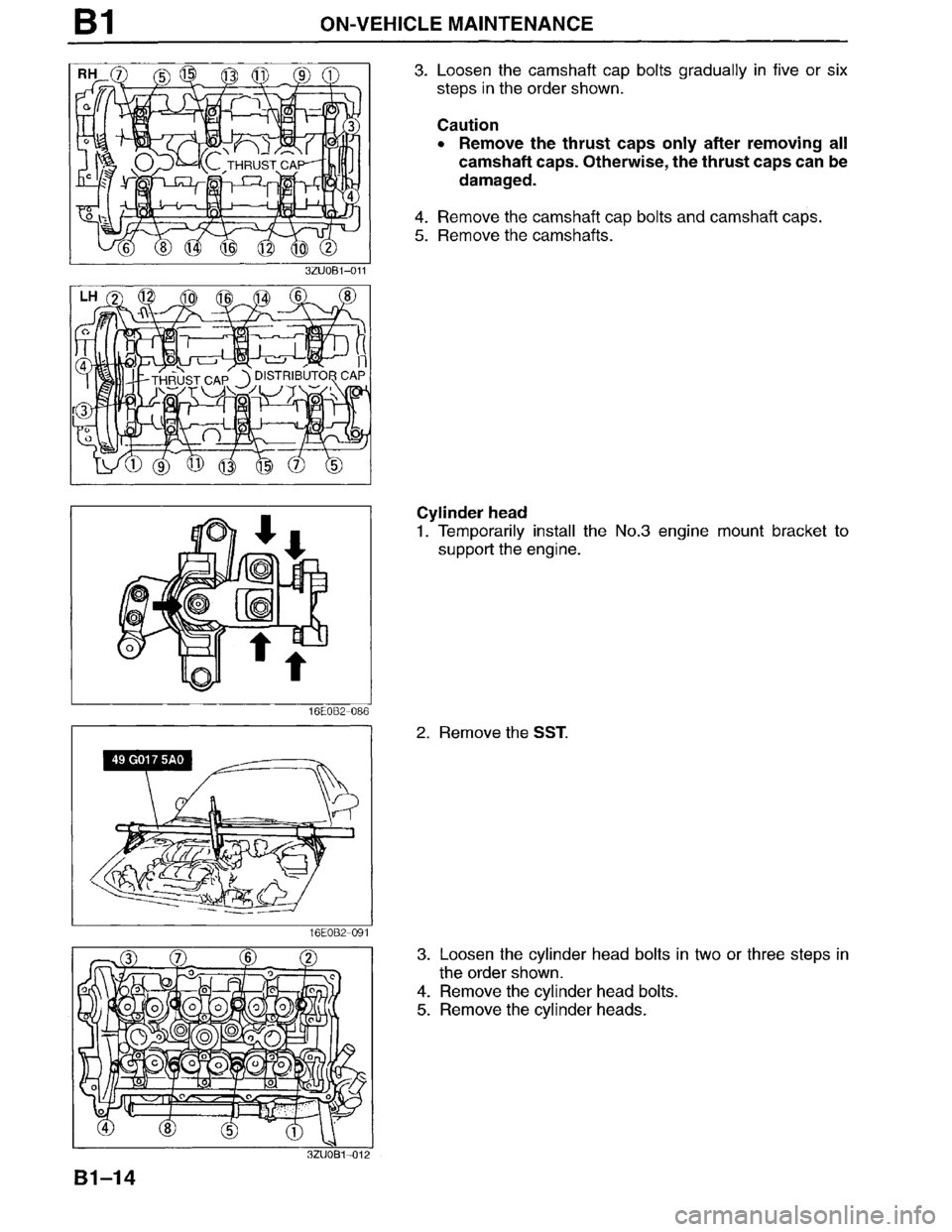 MAZDA MILLENIA 1996 Service Manual 