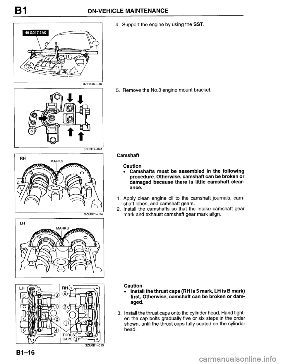 MAZDA MILLENIA 1996 Service Manual 