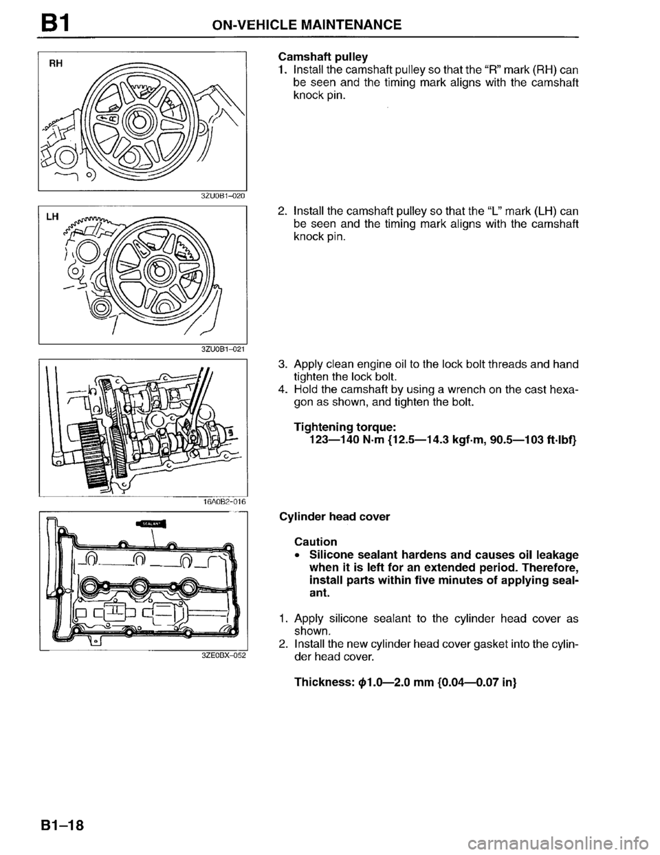 MAZDA MILLENIA 1996 Service Manual 