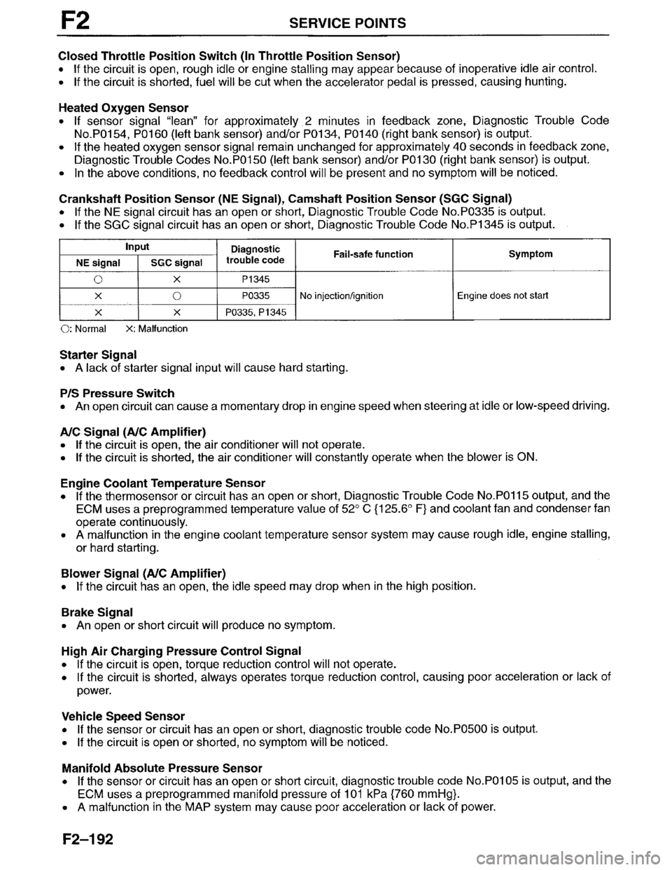 MAZDA MILLENIA 1996 Workshop Manual MAZDA MILLENIA 1996 Workshop Manual