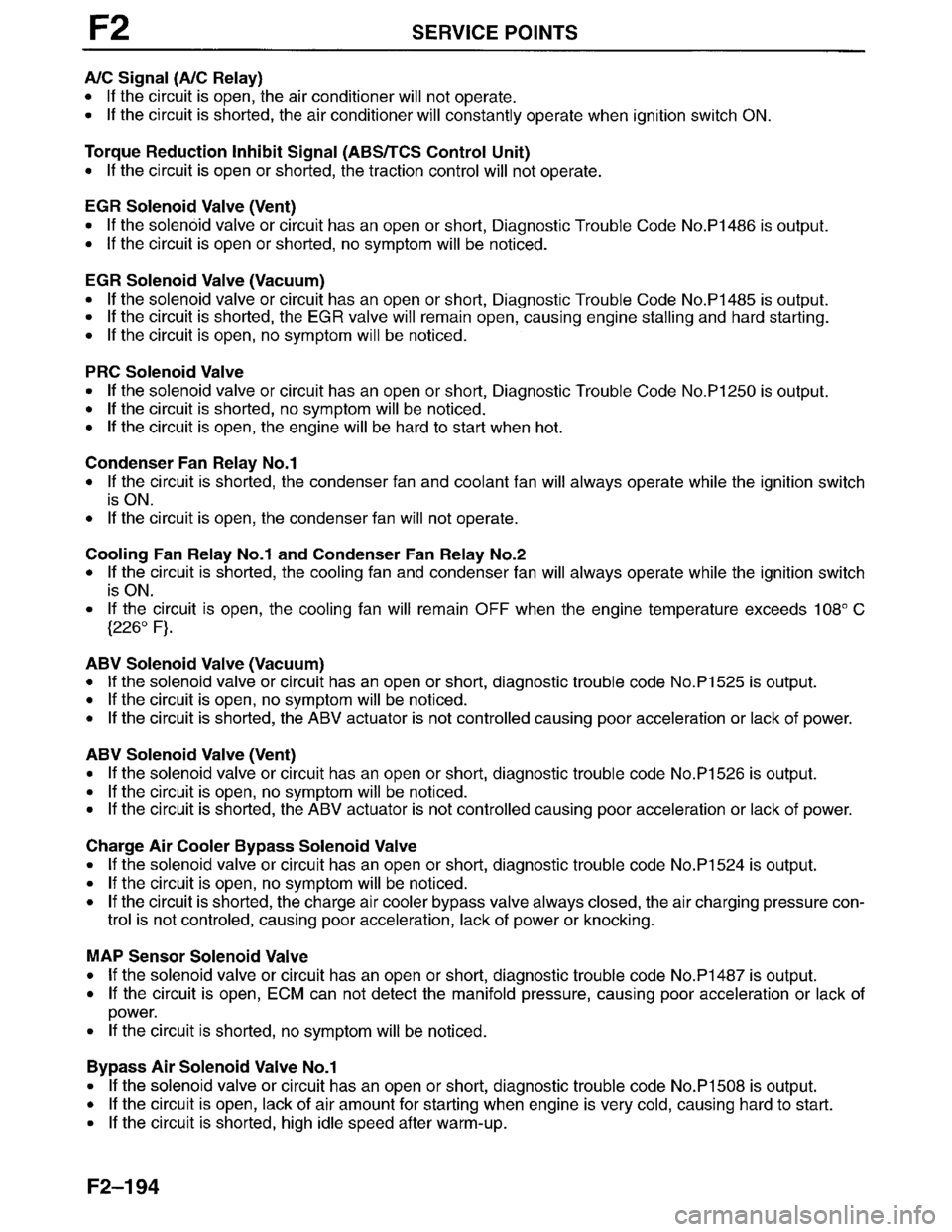 MAZDA MILLENIA 1996 Workshop Manual MAZDA MILLENIA 1996 Workshop Manual