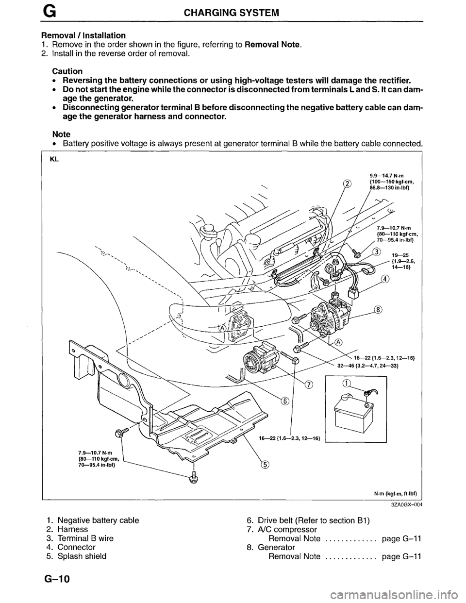 MAZDA MILLENIA 1996 Workshop Manual MAZDA MILLENIA 1996 Workshop Manual