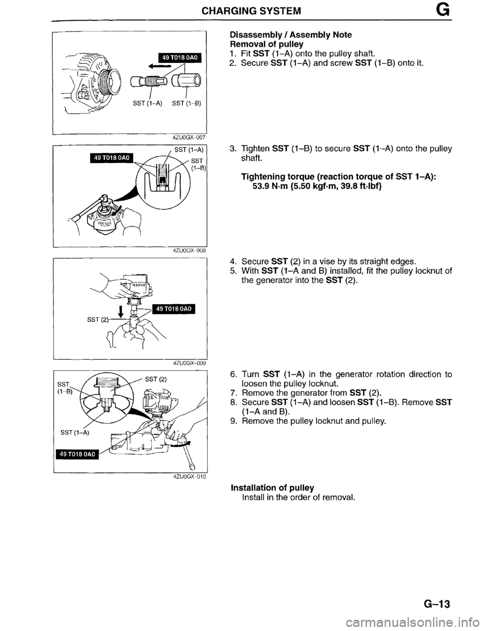 MAZDA MILLENIA 1996 Workshop Manual MAZDA MILLENIA 1996 Workshop Manual