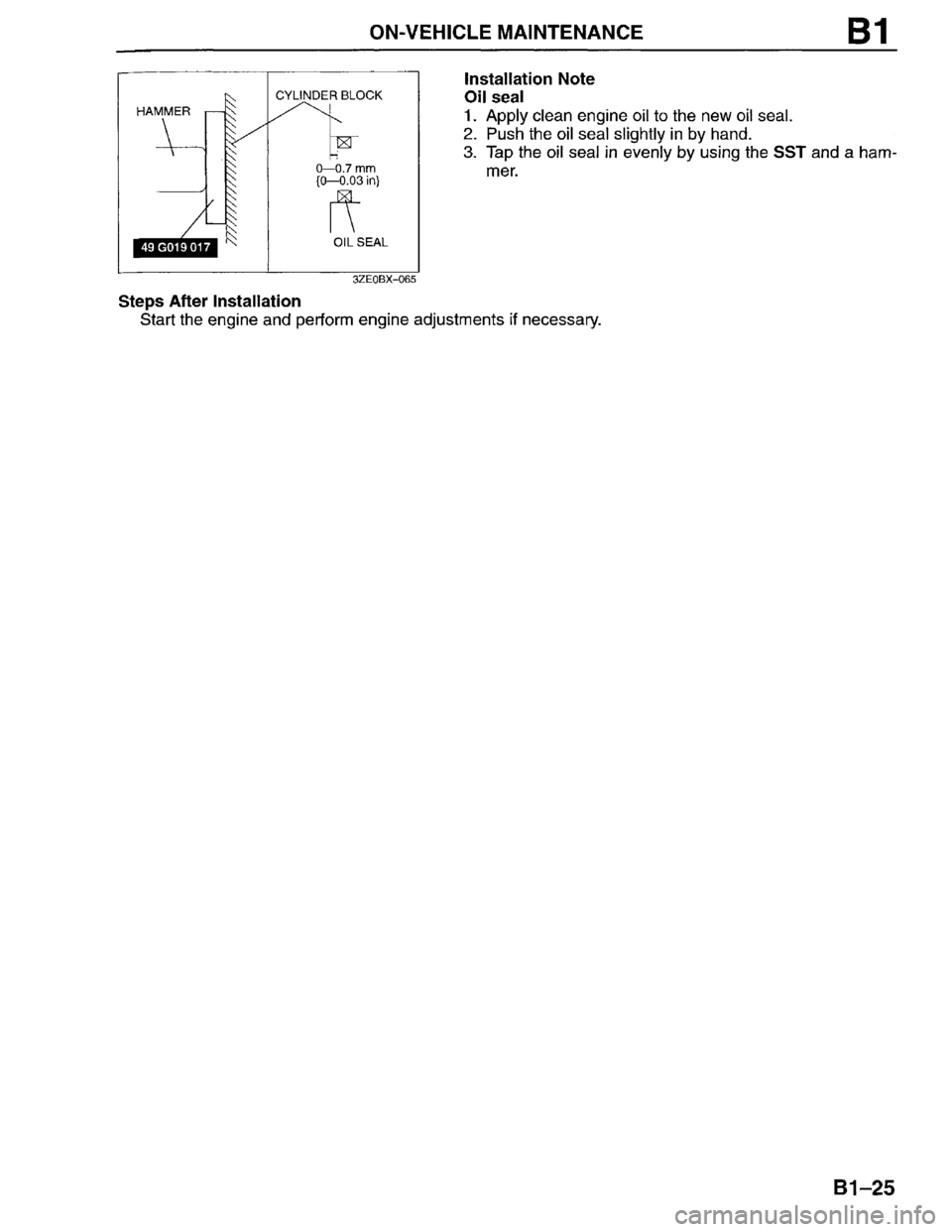 MAZDA MILLENIA 1996 Repair Manual MAZDA MILLENIA 1996 Repair Manual