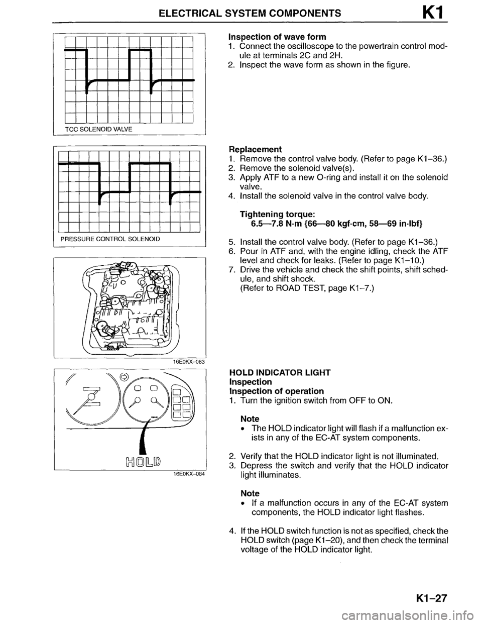 MAZDA MILLENIA 1996 Workshop Manual MAZDA MILLENIA 1996 Workshop Manual