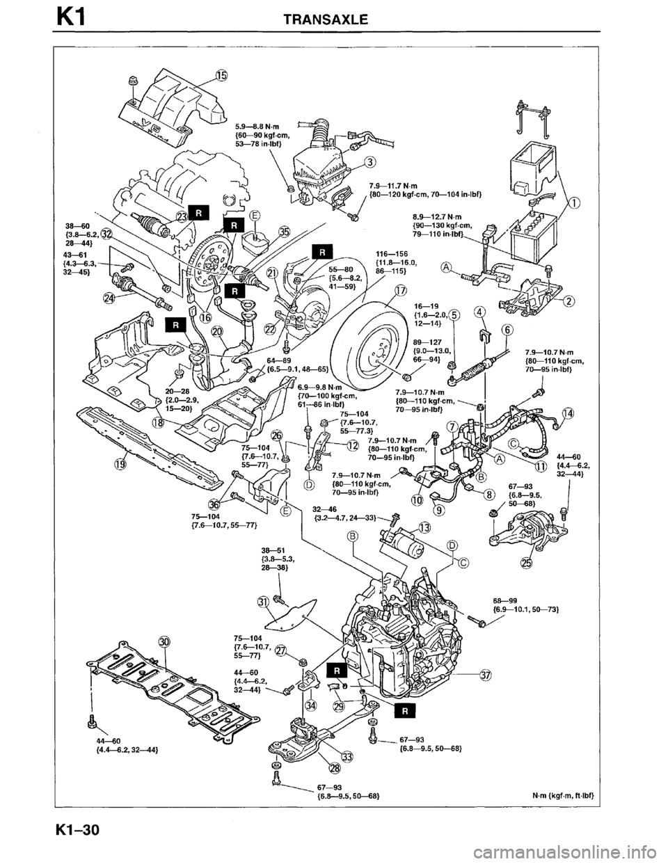 MAZDA MILLENIA 1996 Workshop Manual MAZDA MILLENIA 1996 Workshop Manual