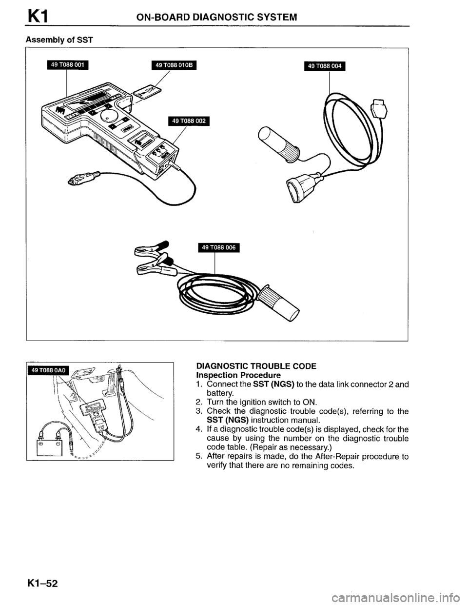 MAZDA MILLENIA 1996 Workshop Manual MAZDA MILLENIA 1996 Workshop Manual