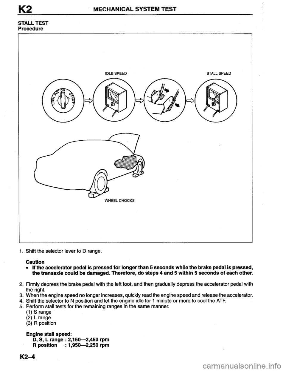 MAZDA MILLENIA 1996 Workshop Manual MAZDA MILLENIA 1996 Workshop Manual