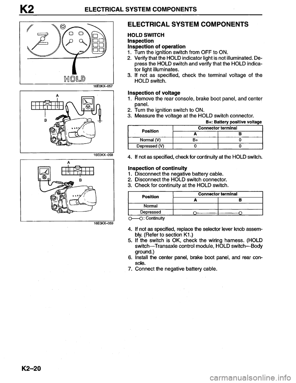 MAZDA MILLENIA 1996 Workshop Manual MAZDA MILLENIA 1996 Workshop Manual