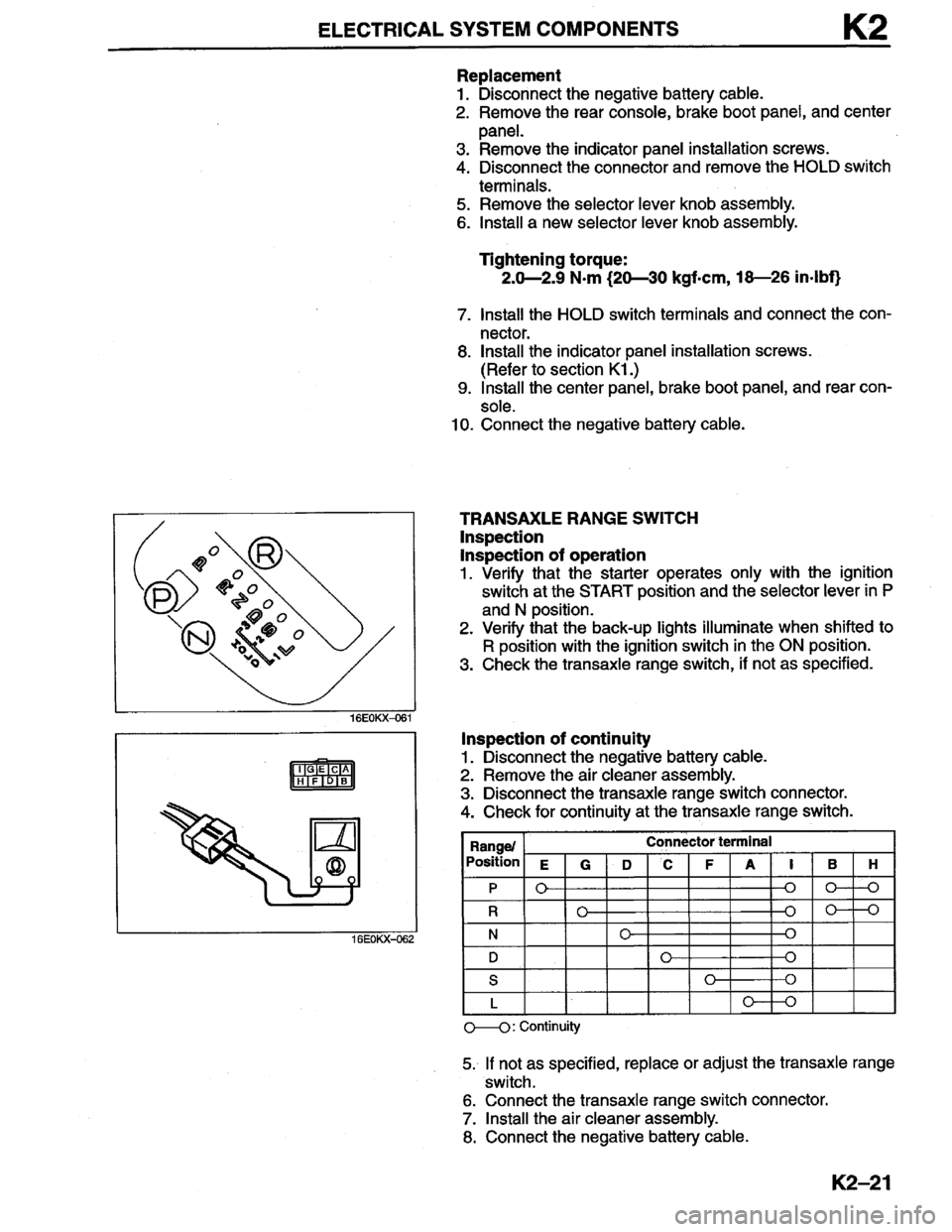 MAZDA MILLENIA 1996 Workshop Manual MAZDA MILLENIA 1996 Workshop Manual