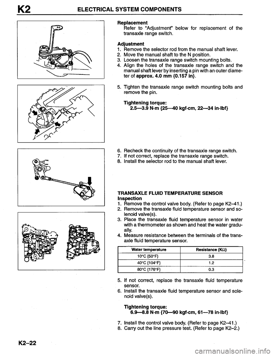 MAZDA MILLENIA 1996 Workshop Manual MAZDA MILLENIA 1996 Workshop Manual