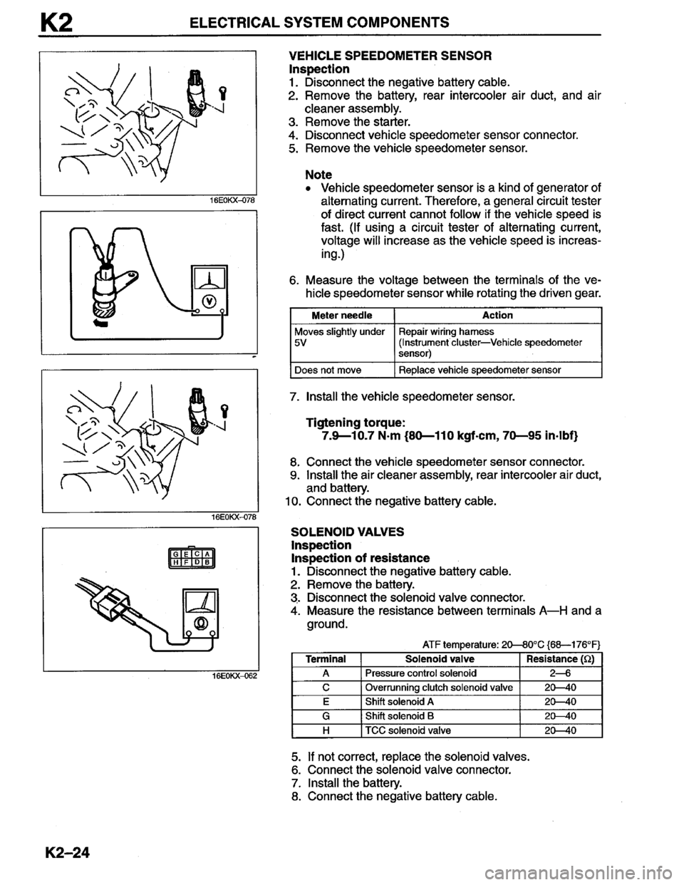 MAZDA MILLENIA 1996 Workshop Manual MAZDA MILLENIA 1996 Workshop Manual