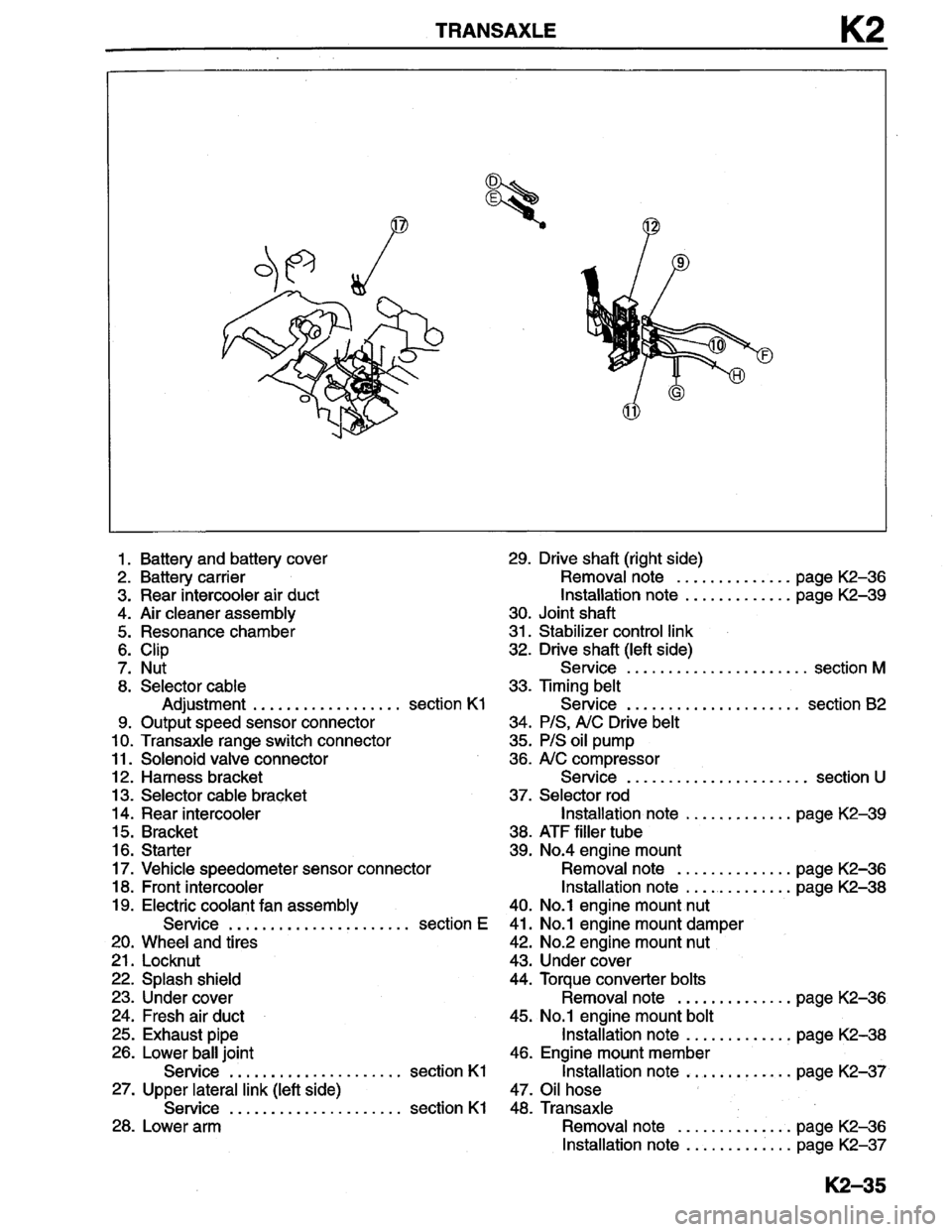 MAZDA MILLENIA 1996 Workshop Manual MAZDA MILLENIA 1996 Workshop Manual