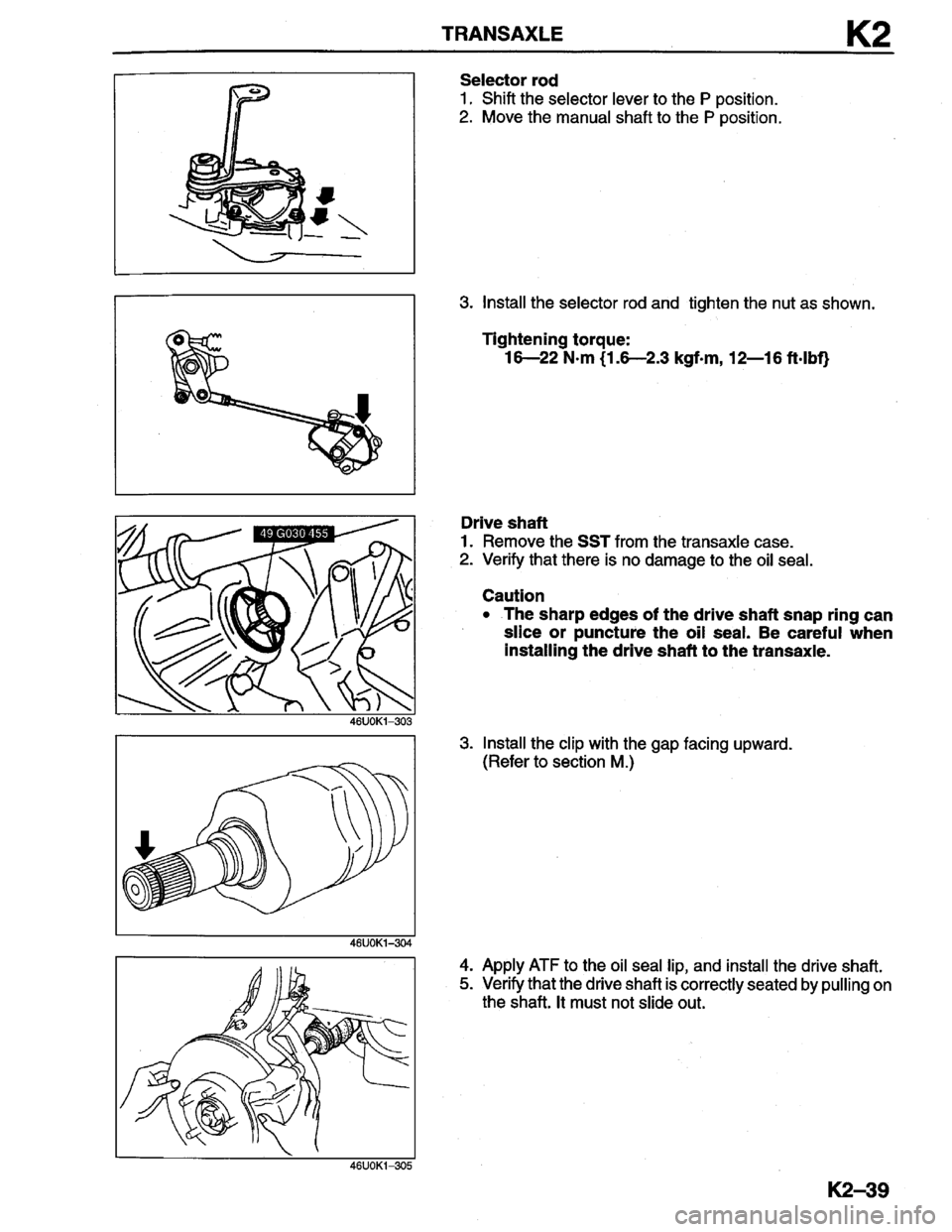 MAZDA MILLENIA 1996 Workshop Manual MAZDA MILLENIA 1996 Workshop Manual