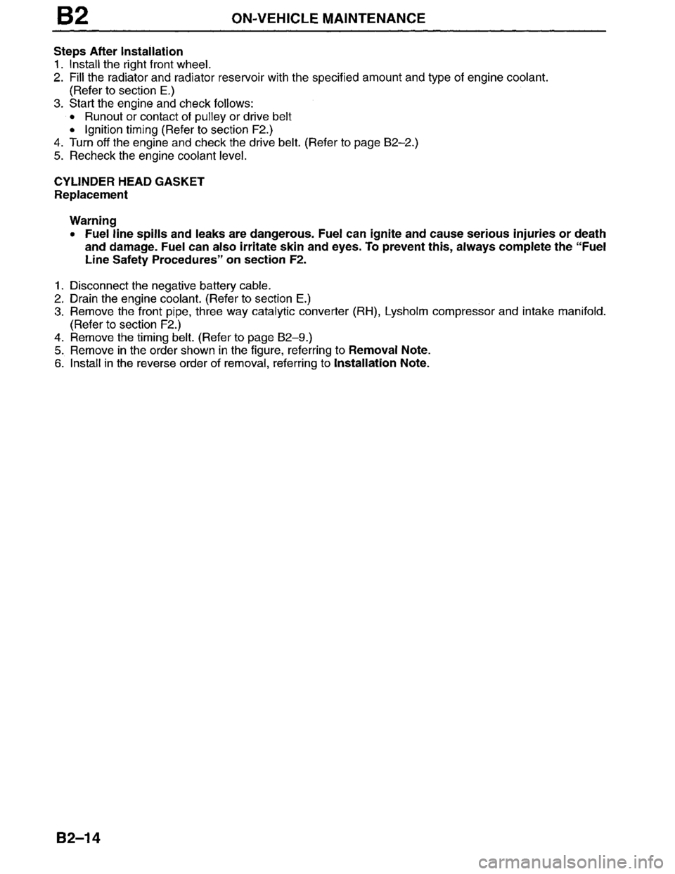 MAZDA MILLENIA 1996 Manual PDF MAZDA MILLENIA 1996 Manual PDF