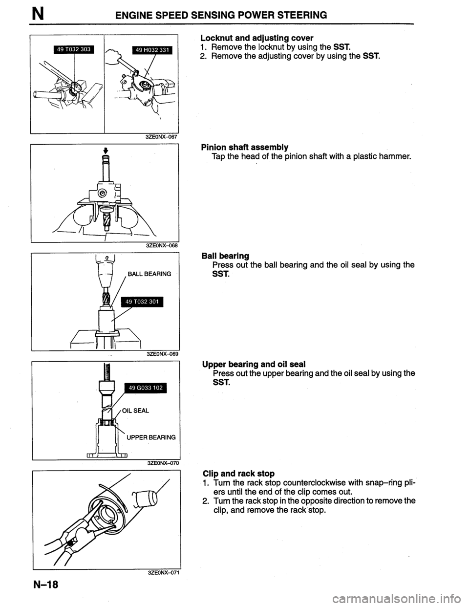 MAZDA MILLENIA 1996  Workshop Manual 