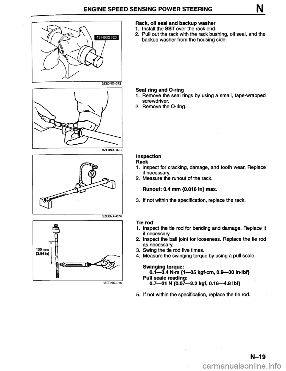 MAZDA MILLENIA 1996  Workshop Manual 