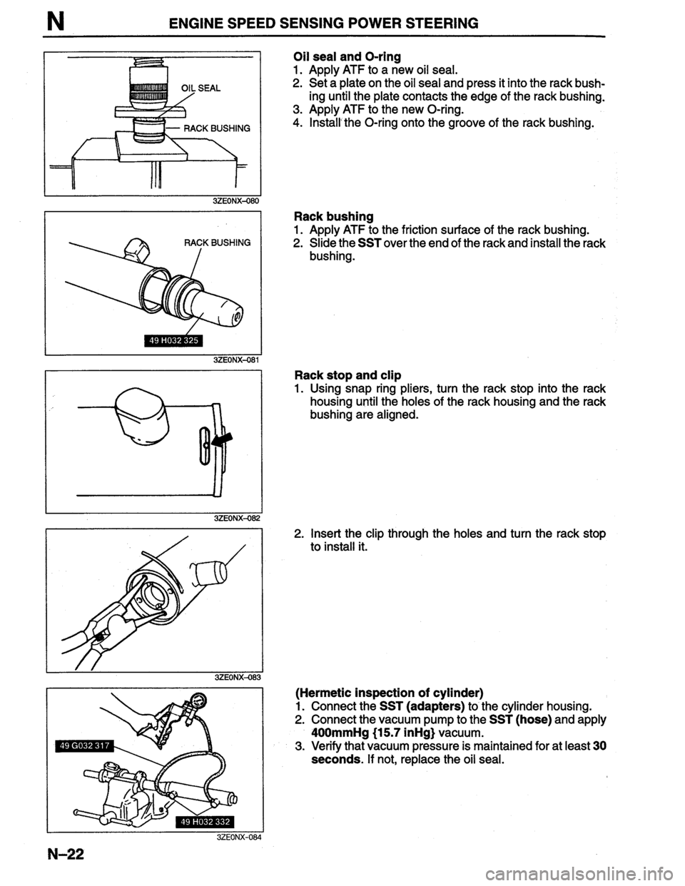 MAZDA MILLENIA 1996  Workshop Manual 