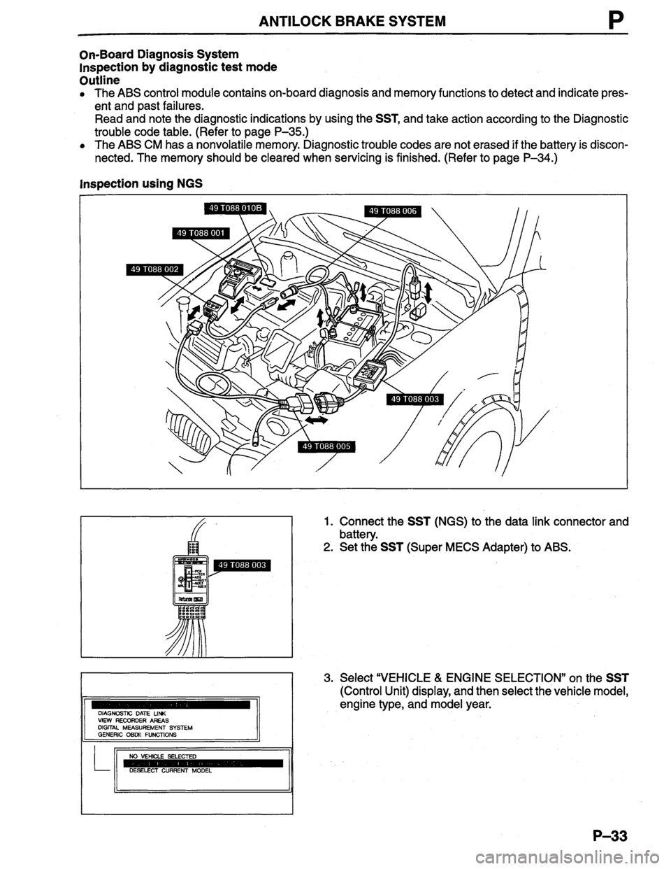 MAZDA MILLENIA 1996  Workshop Manual 