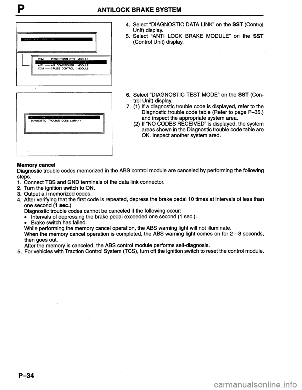 MAZDA MILLENIA 1996  Workshop Manual 