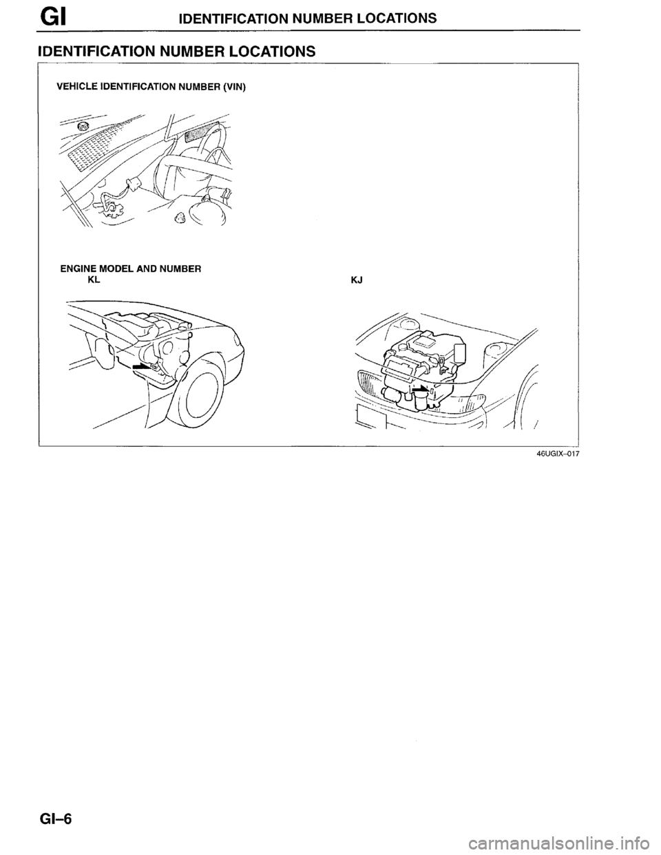 MAZDA MILLENIA 1996  Workshop Manual 