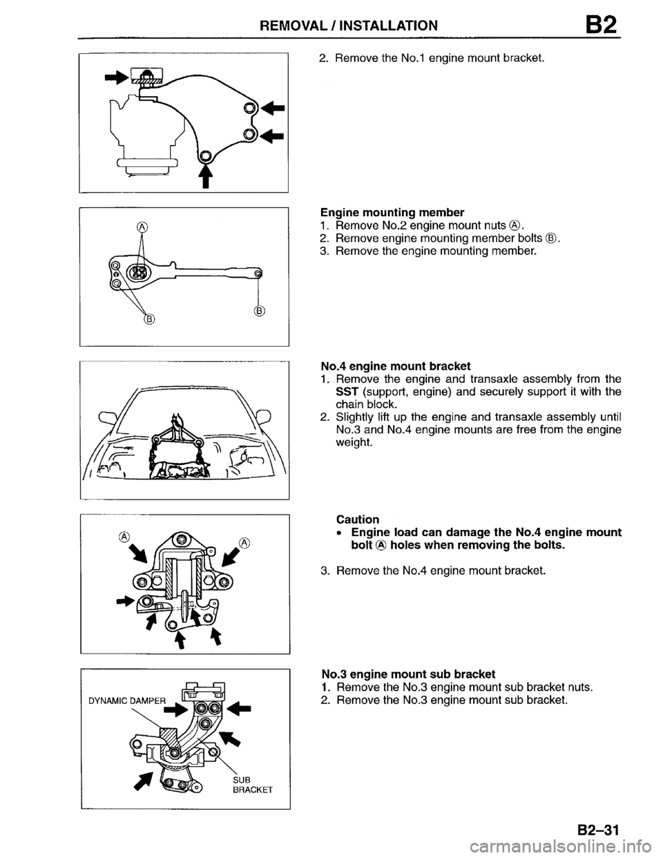 MAZDA MILLENIA 1996 Owners Manual 