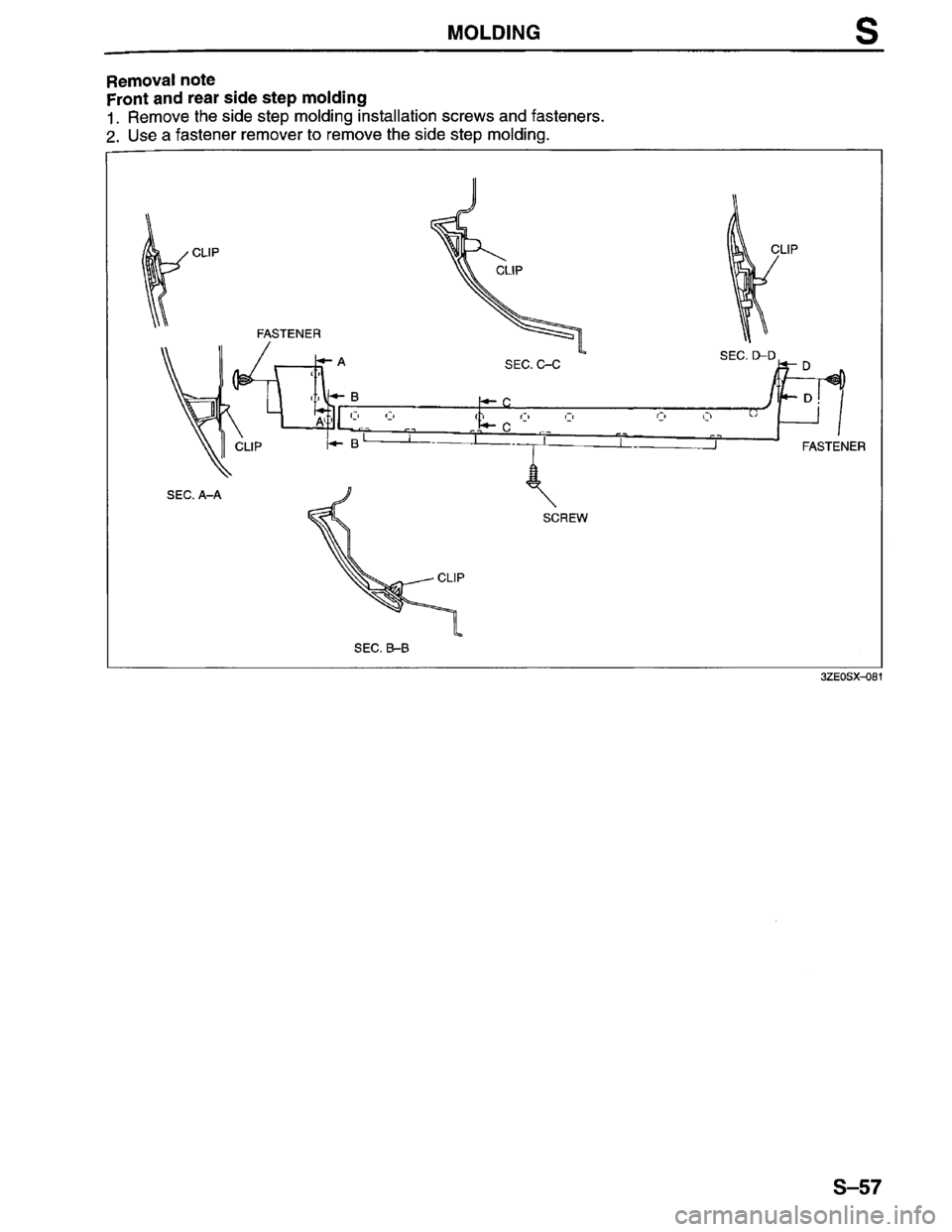 MAZDA MILLENIA 1996 Workshop Manual MAZDA MILLENIA 1996 Workshop Manual