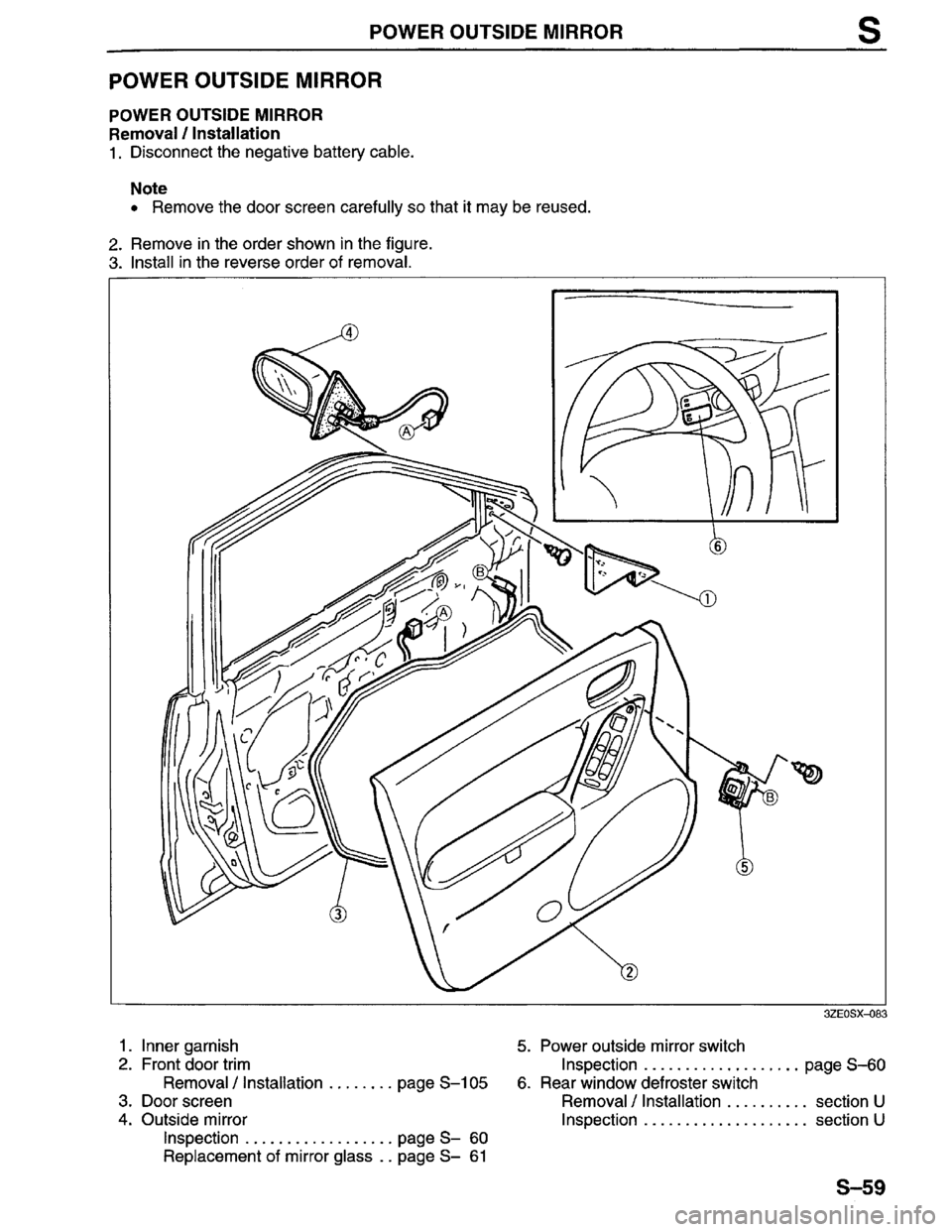 MAZDA MILLENIA 1996 Workshop Manual MAZDA MILLENIA 1996 Workshop Manual