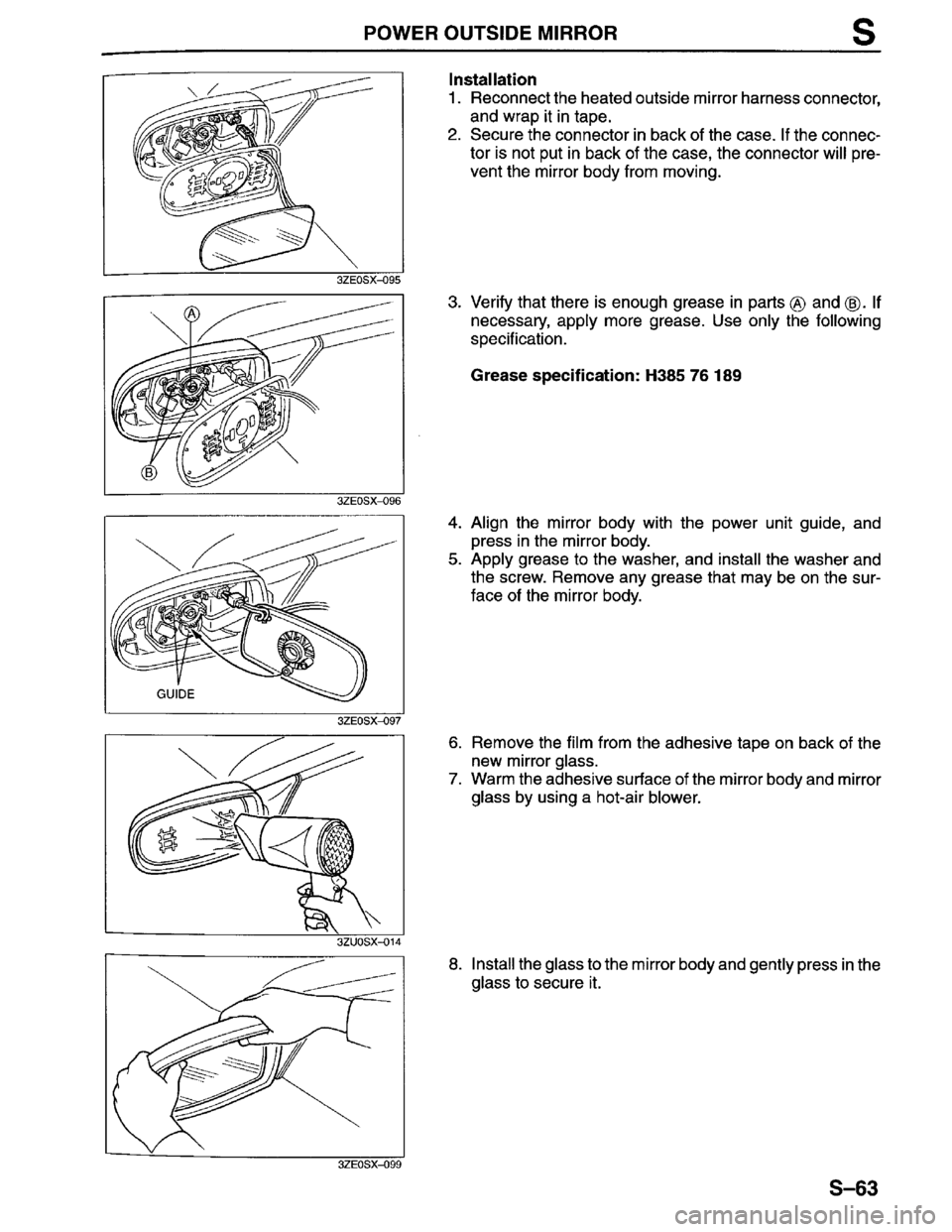 MAZDA MILLENIA 1996 Workshop Manual MAZDA MILLENIA 1996 Workshop Manual