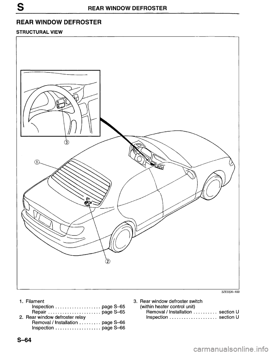 MAZDA MILLENIA 1996 Workshop Manual MAZDA MILLENIA 1996 Workshop Manual