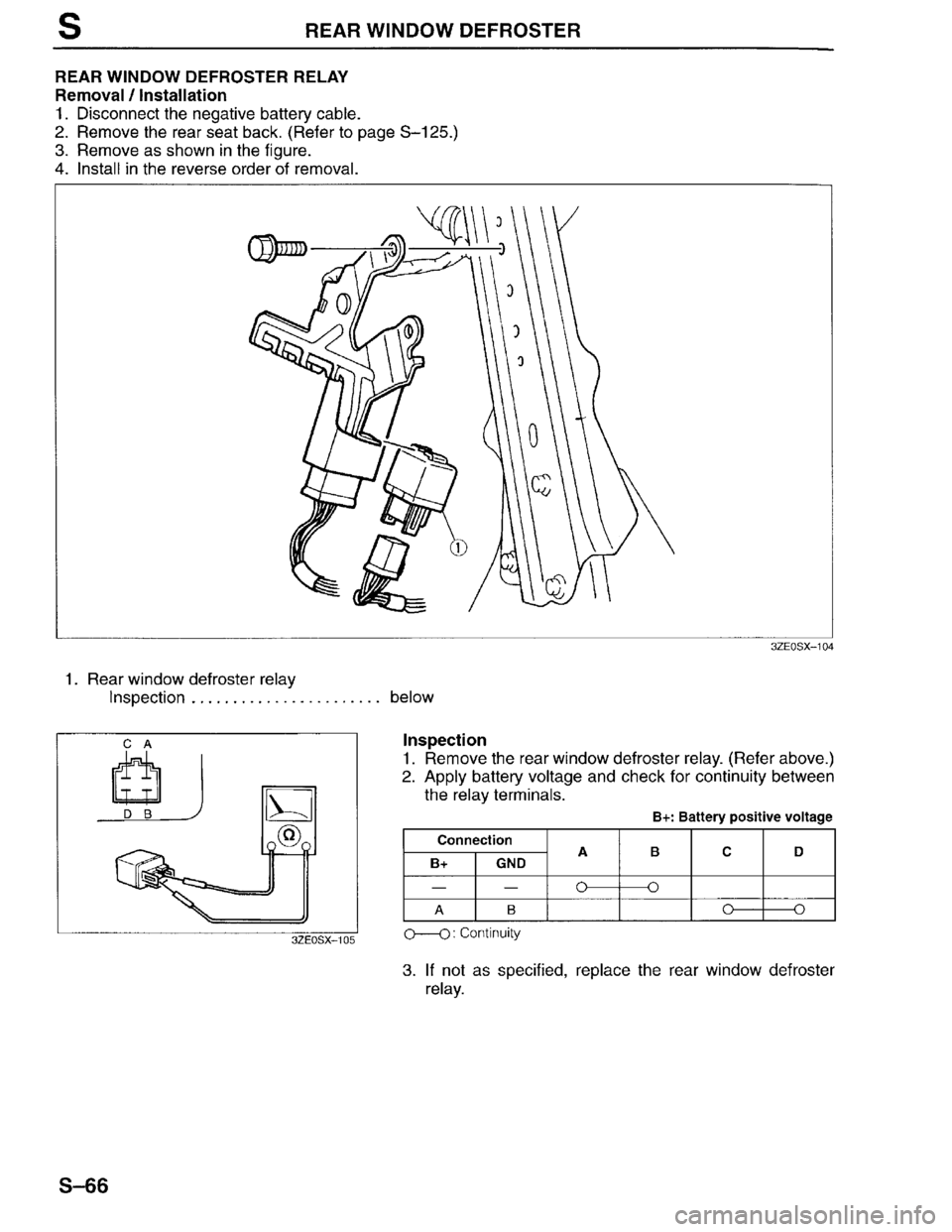 MAZDA MILLENIA 1996 Workshop Manual MAZDA MILLENIA 1996 Workshop Manual