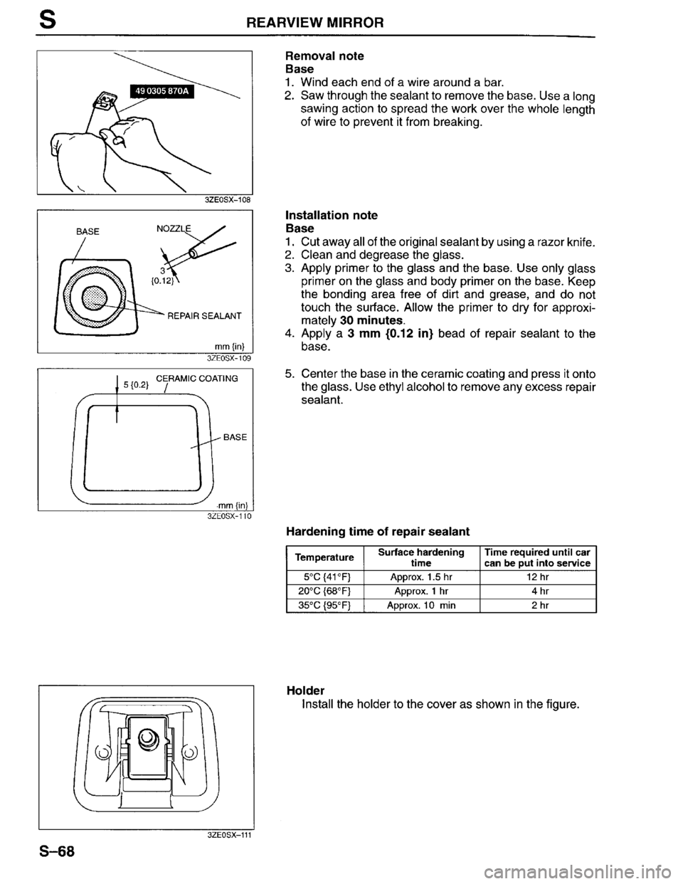 MAZDA MILLENIA 1996 Workshop Manual MAZDA MILLENIA 1996 Workshop Manual