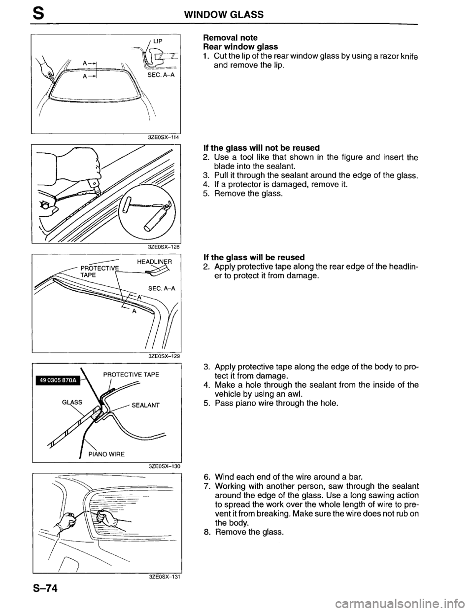 MAZDA MILLENIA 1996 Workshop Manual MAZDA MILLENIA 1996 Workshop Manual