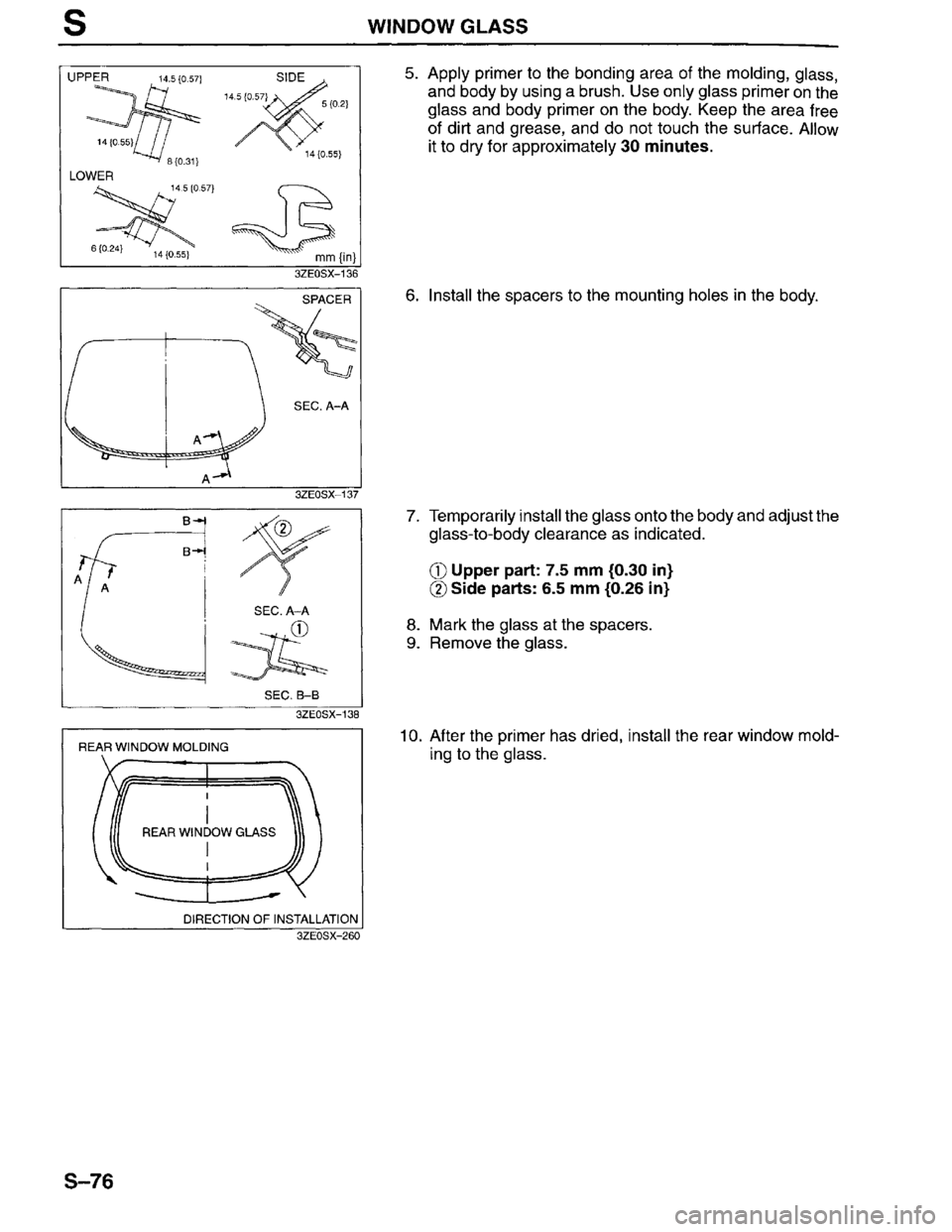 MAZDA MILLENIA 1996 Workshop Manual MAZDA MILLENIA 1996 Workshop Manual