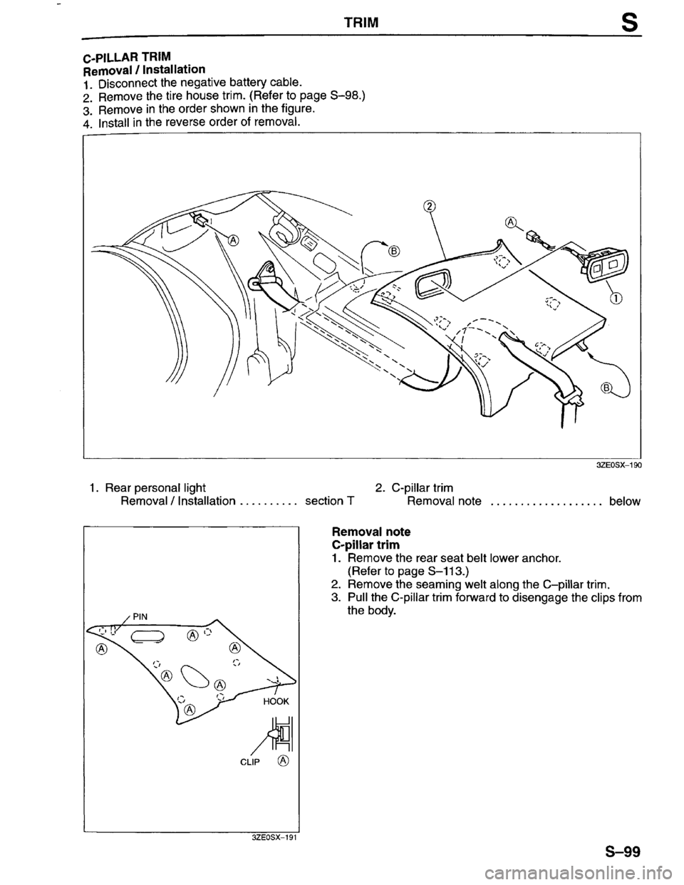 MAZDA MILLENIA 1996 Workshop Manual MAZDA MILLENIA 1996 Workshop Manual