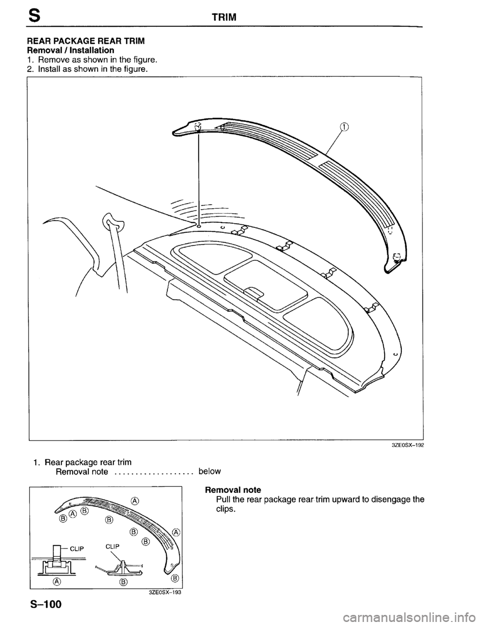 MAZDA MILLENIA 1996 Workshop Manual MAZDA MILLENIA 1996 Workshop Manual