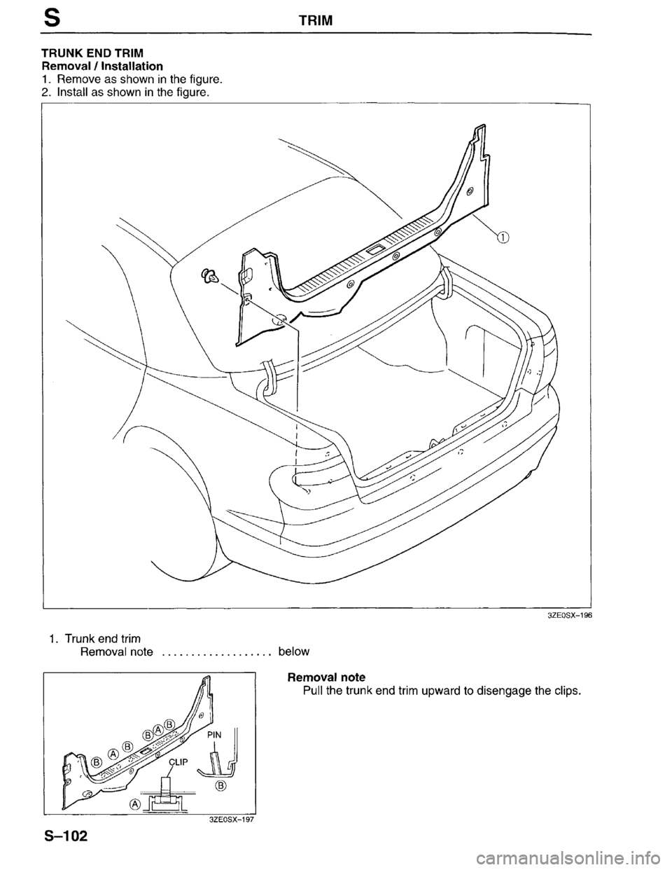 MAZDA MILLENIA 1996 Workshop Manual MAZDA MILLENIA 1996 Workshop Manual