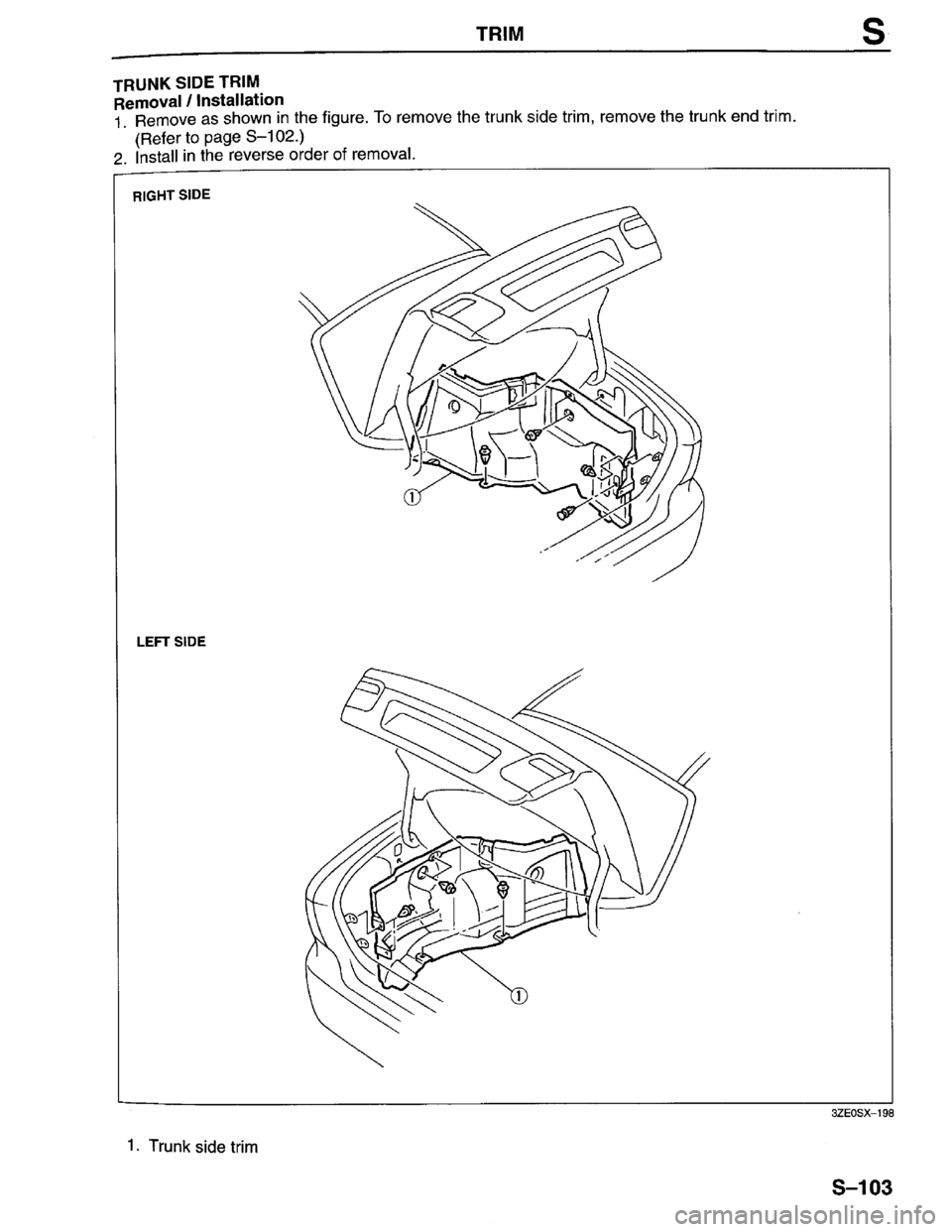 MAZDA MILLENIA 1996 Workshop Manual MAZDA MILLENIA 1996 Workshop Manual