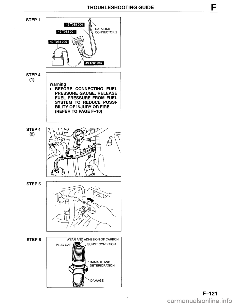 MAZDA MPV 1996  Workshop Manual 