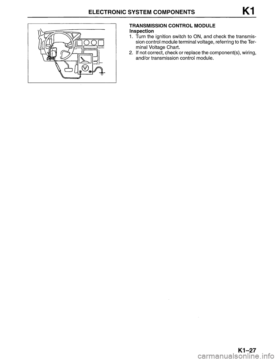 MAZDA MPV 1996  Workshop Manual 