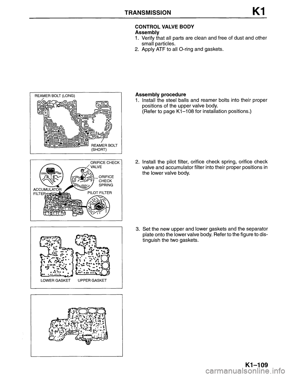 MAZDA MPV 1996  Workshop Manual 