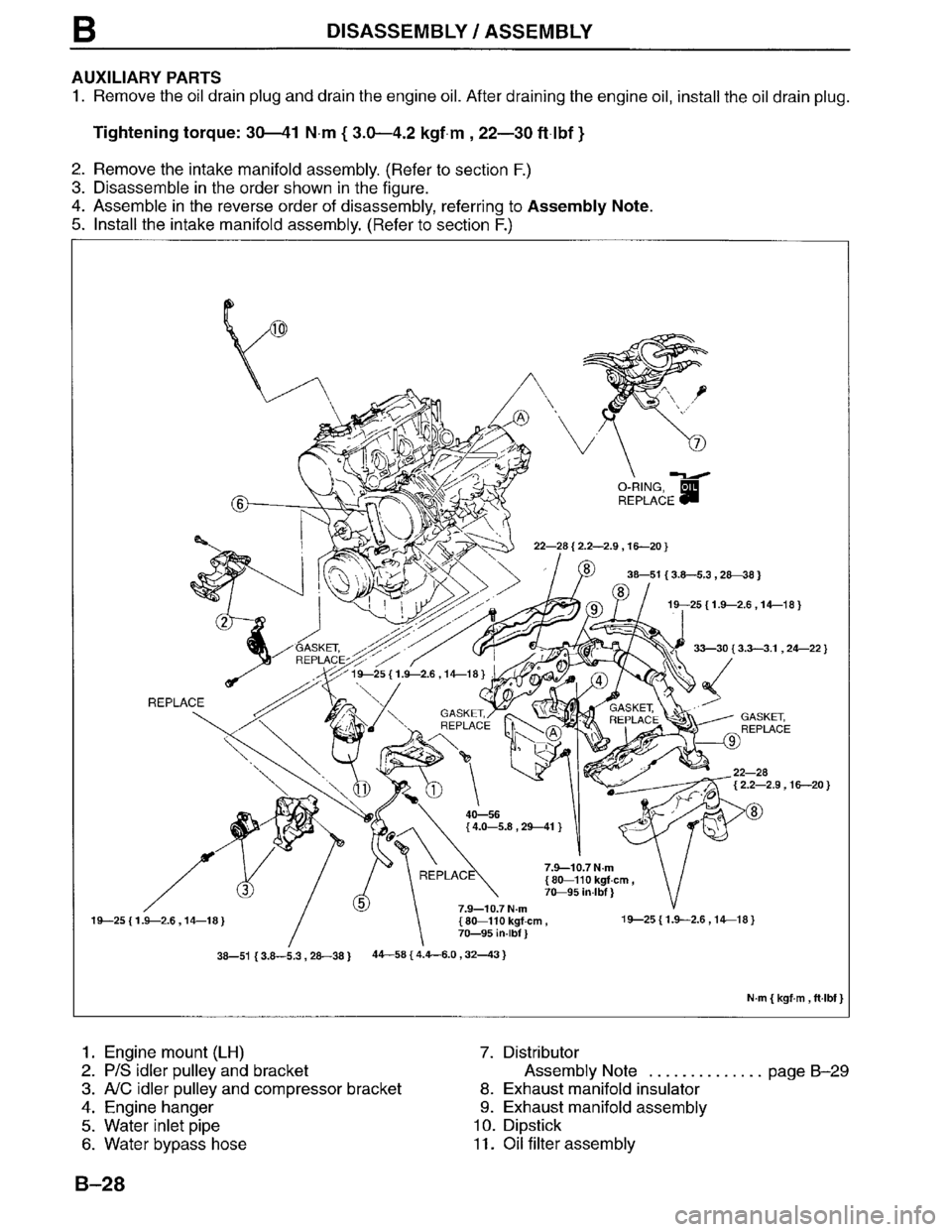 MAZDA MPV 1996 Repair Manual MAZDA MPV 1996 Repair Manual