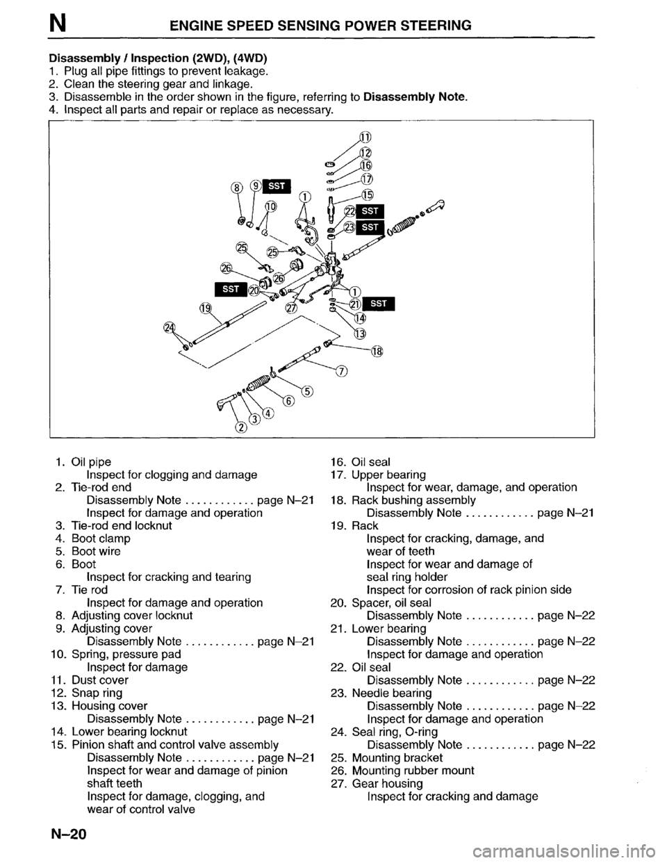 MAZDA MPV 1996  Workshop Manual 