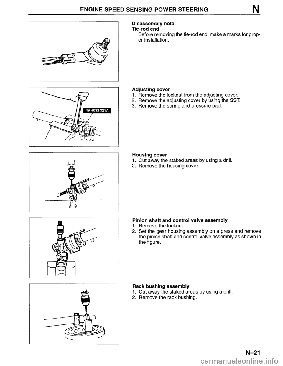 MAZDA MPV 1996  Workshop Manual 