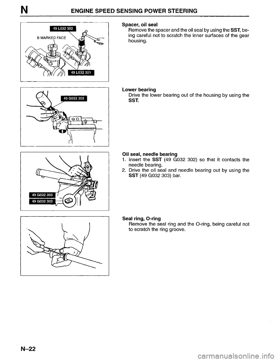 MAZDA MPV 1996  Workshop Manual 