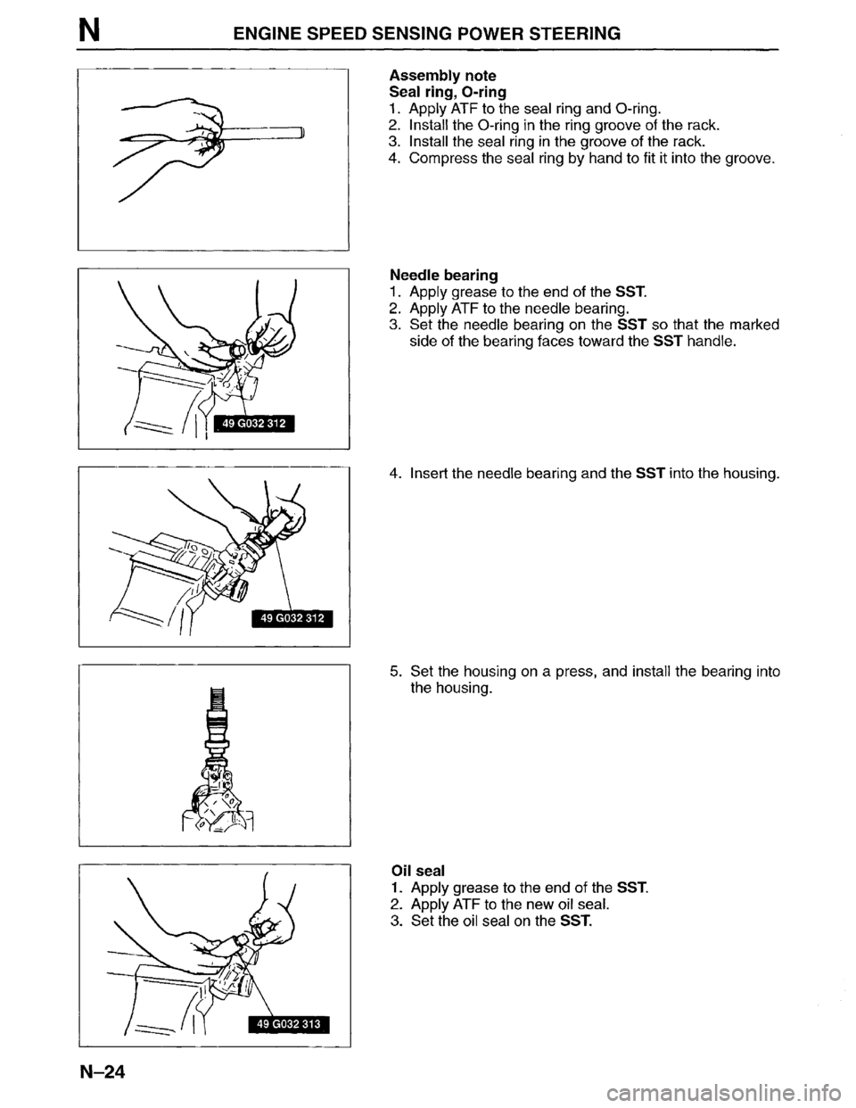 MAZDA MPV 1996  Workshop Manual 