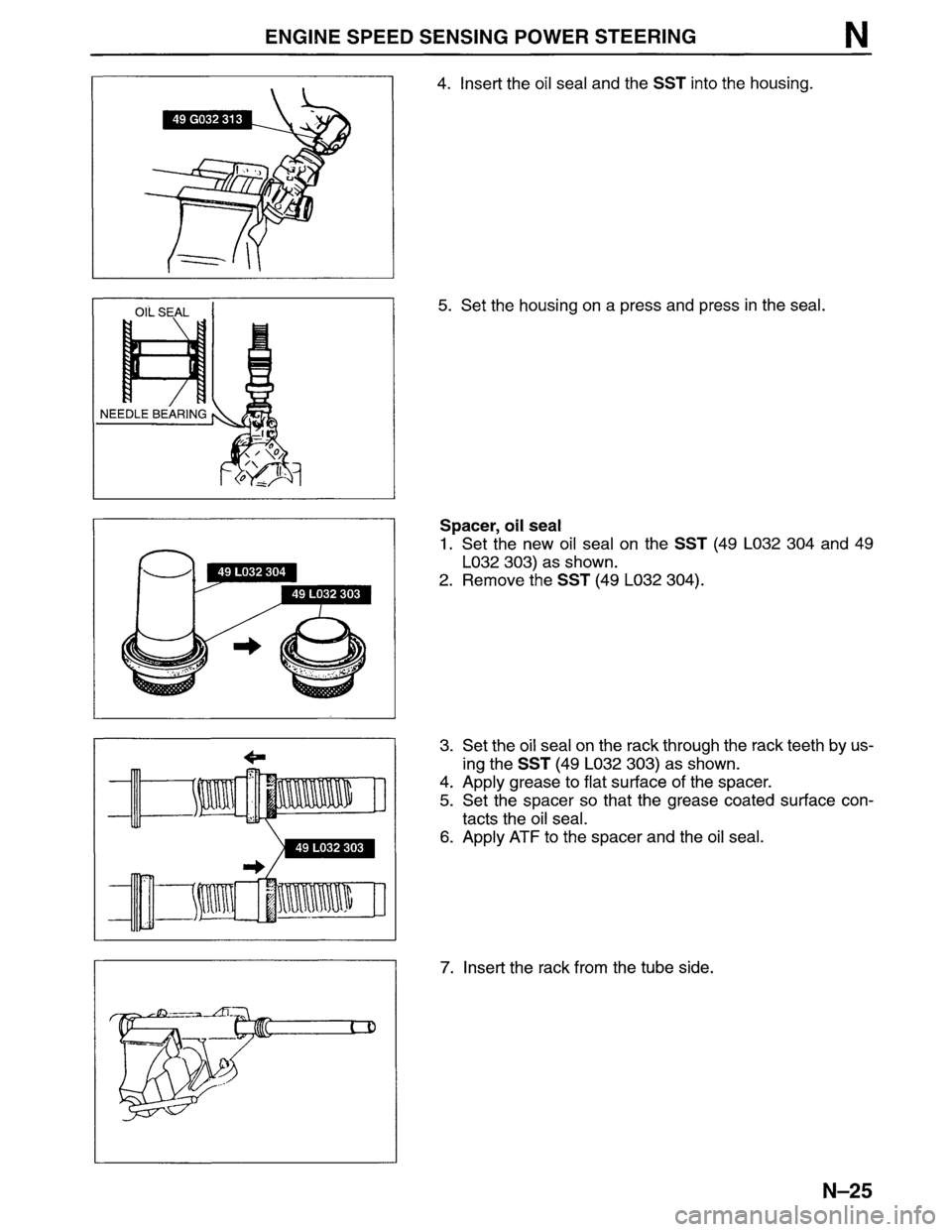 MAZDA MPV 1996  Workshop Manual 