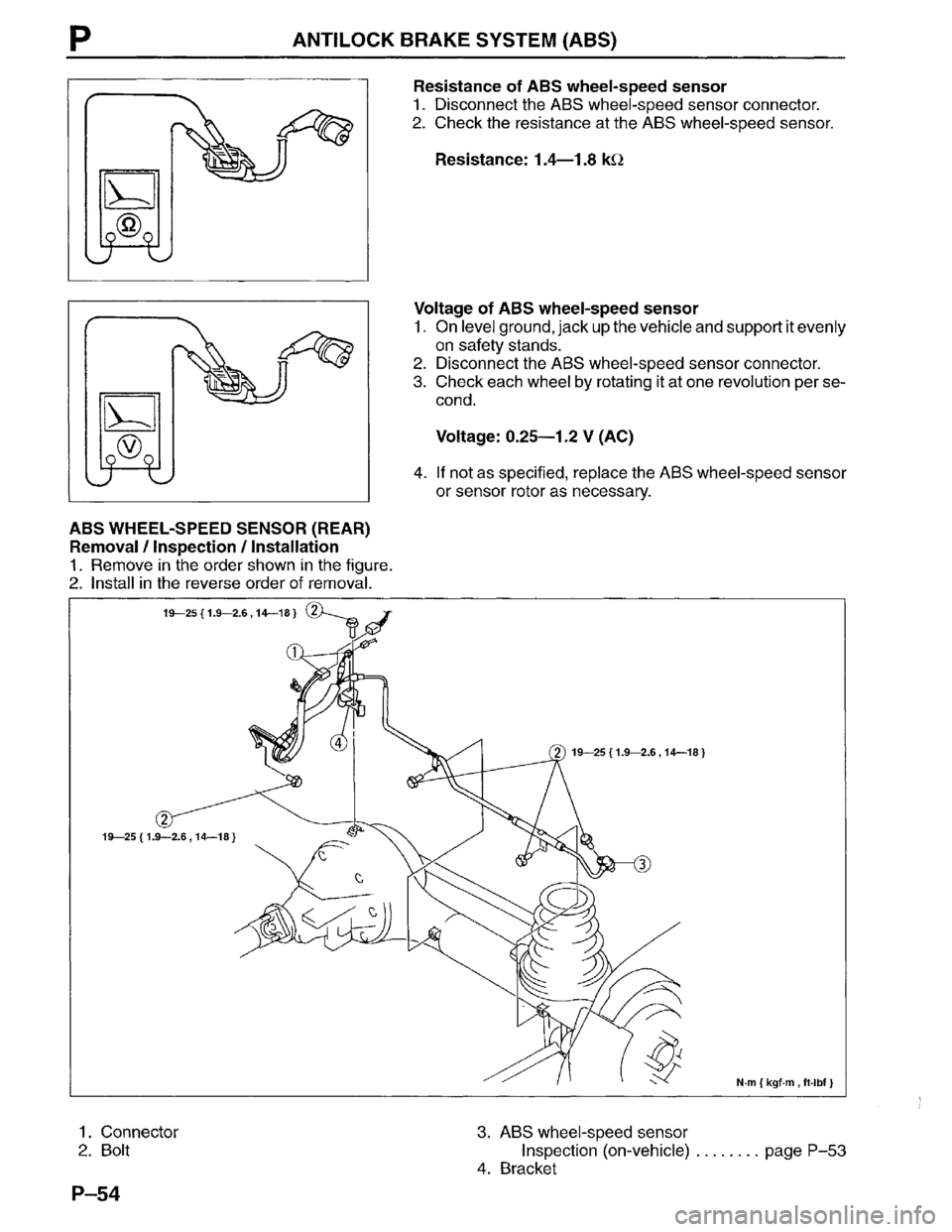 MAZDA MPV 1996 Workshop Manual MAZDA MPV 1996 Workshop Manual