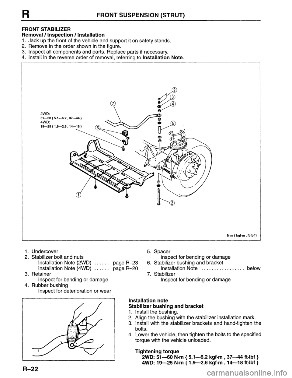 MAZDA MPV 1996 Workshop Manual MAZDA MPV 1996 Workshop Manual